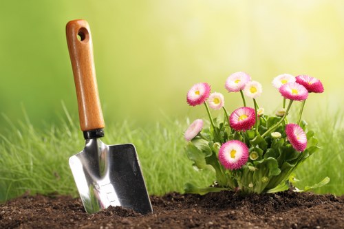 Landscaping Dalston website with cookie policy notice